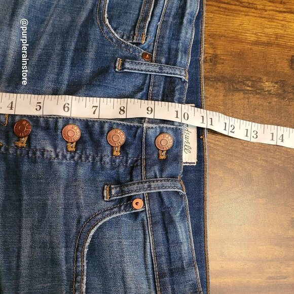 Madewell Jeans 29 Skinny 10" High Rise Tummy Control Rosecliff Wash H6319 - Picture 10 of 13